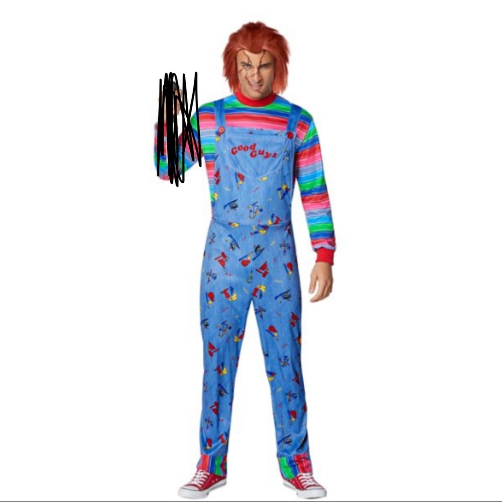 Spirit Multicolor Striped Shirt with Blue Printed Overalls